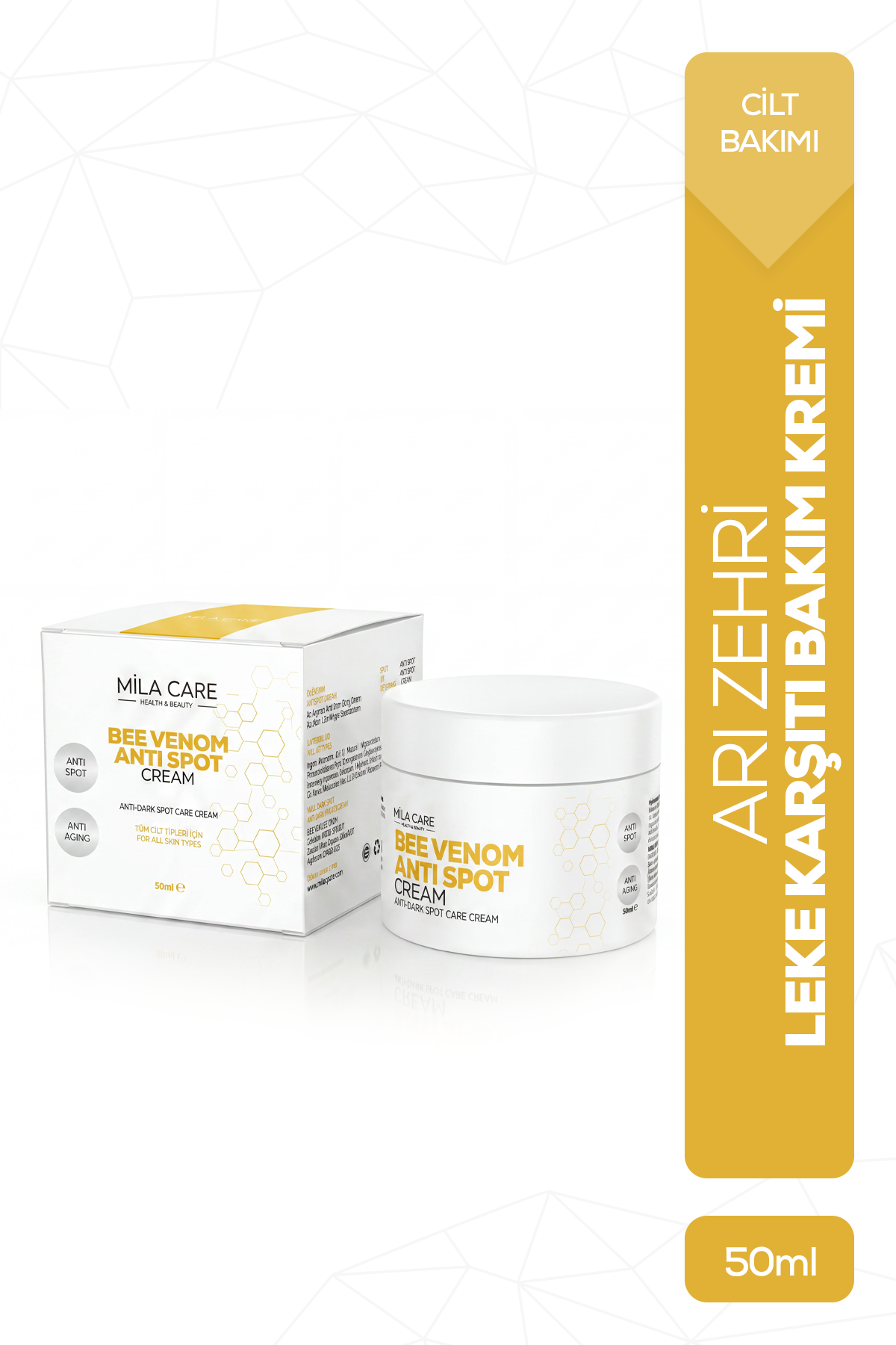 Bee Venom Leke Karşıtı Bakım Kremi – Mila Care