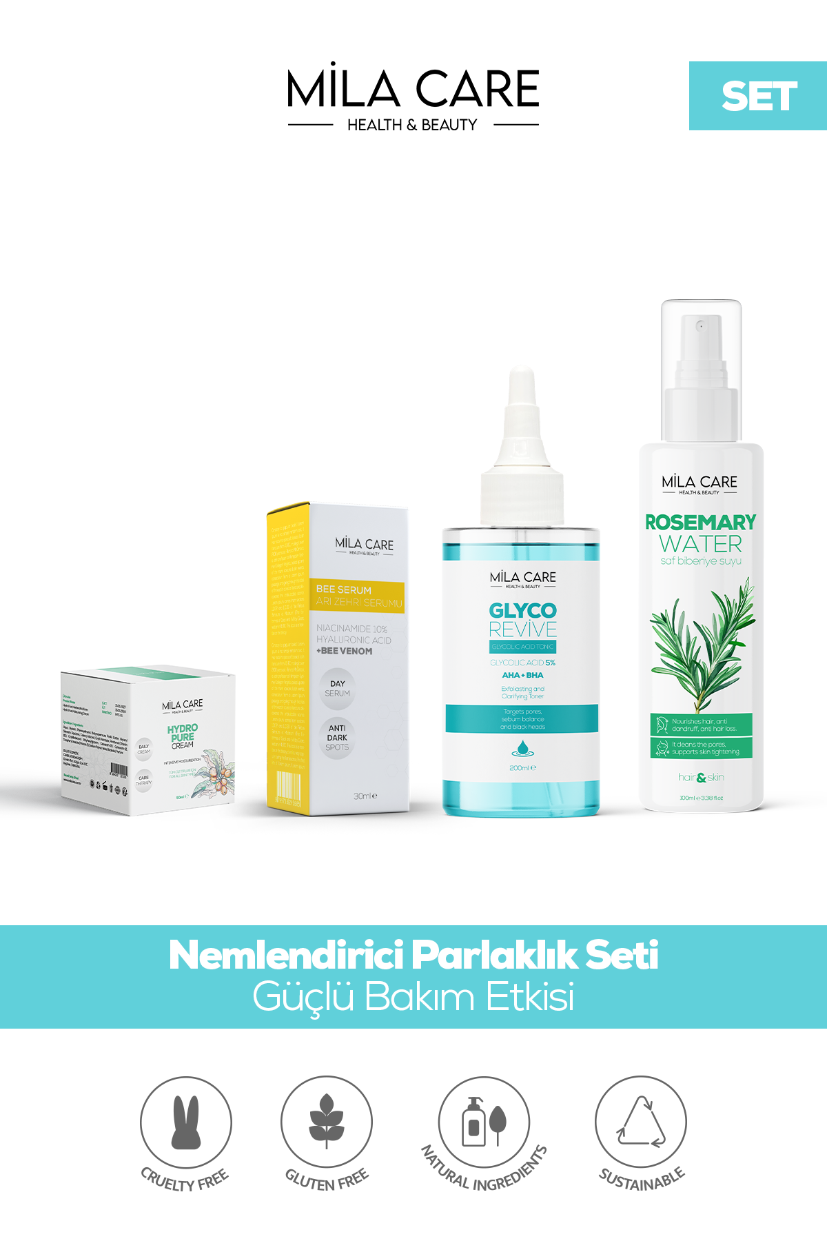 Nemlendirici Parlaklık Seti