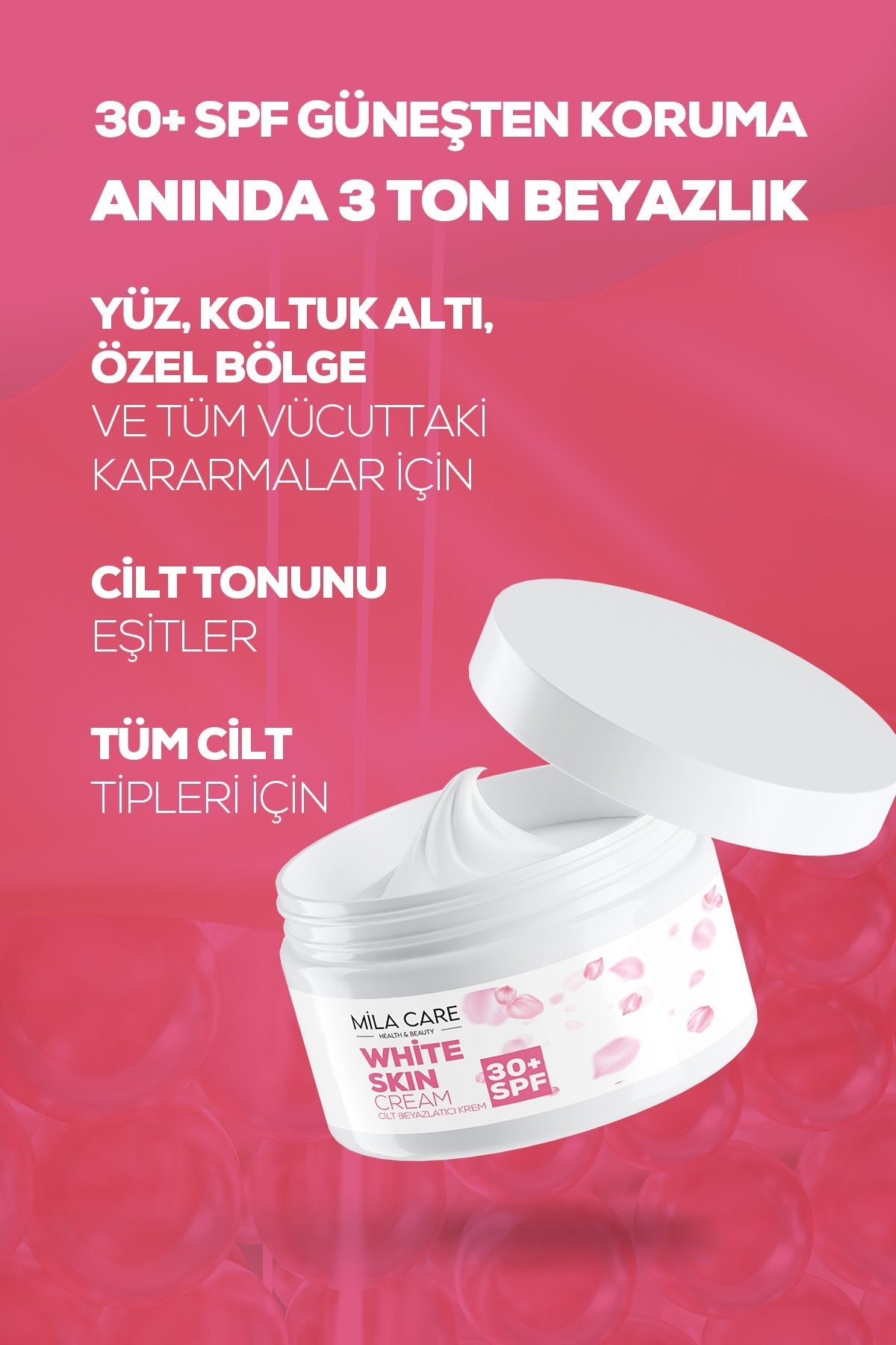 White Skin Beyazlatıcı Krem - Mila Care