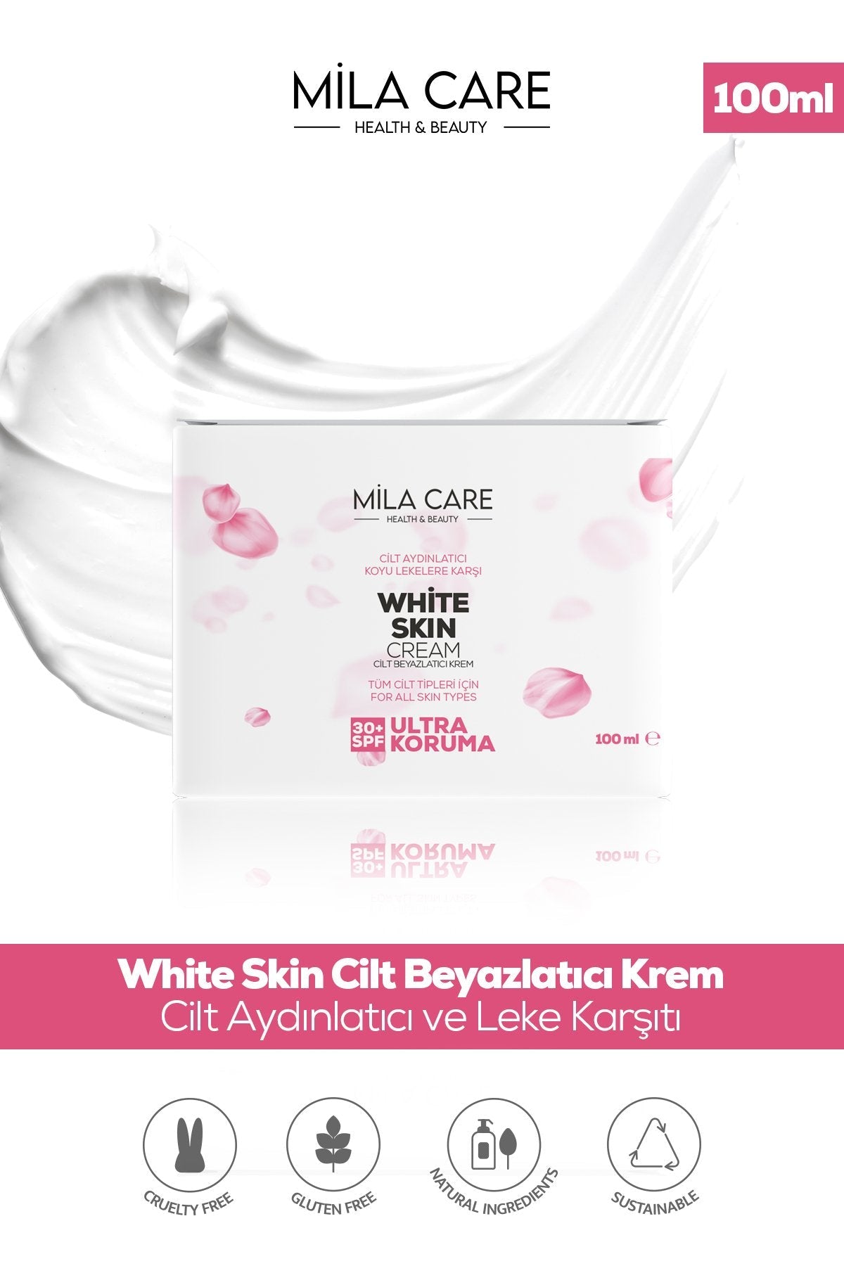 White Skin Beyazlatıcı Krem - Mila Care