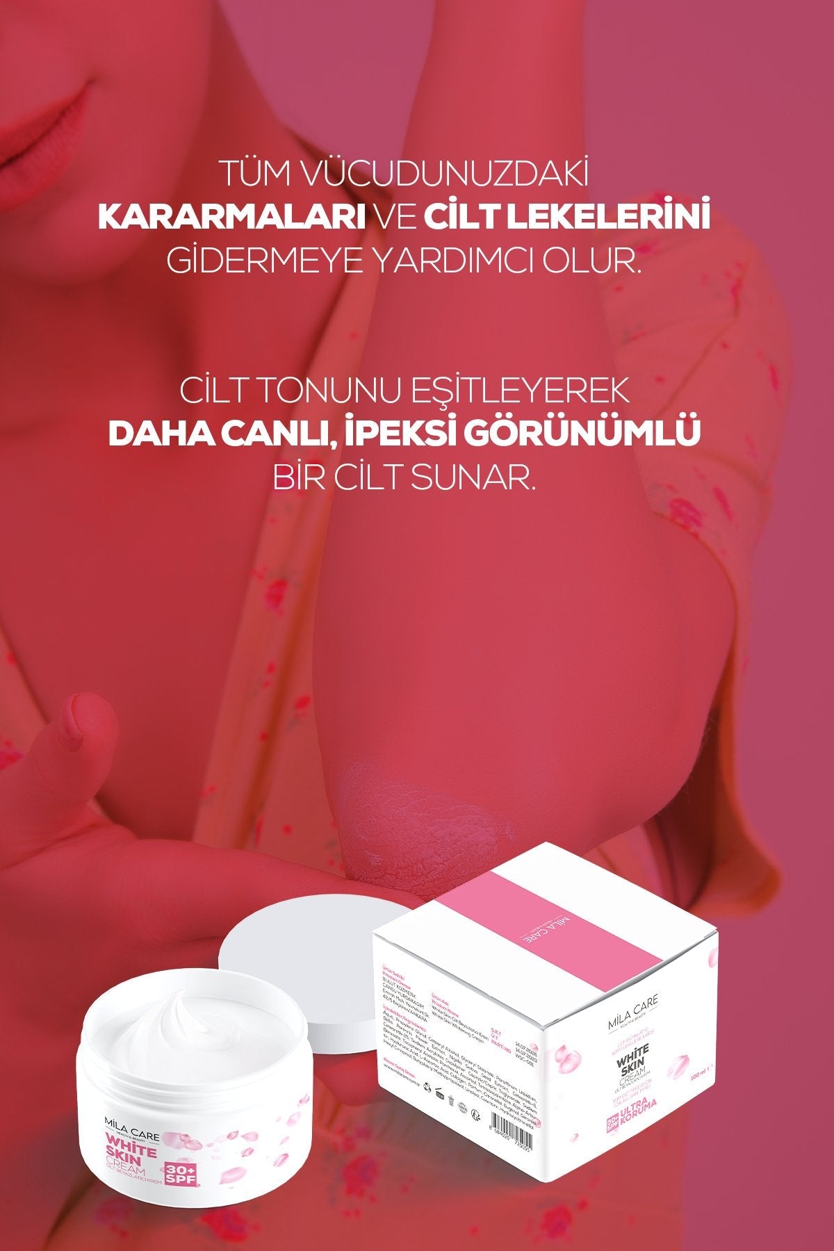 White Skin Beyazlatıcı Krem - Mila Care