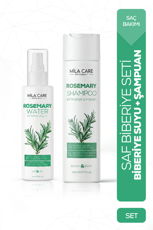 Biberiye Saç Bakım Seti
