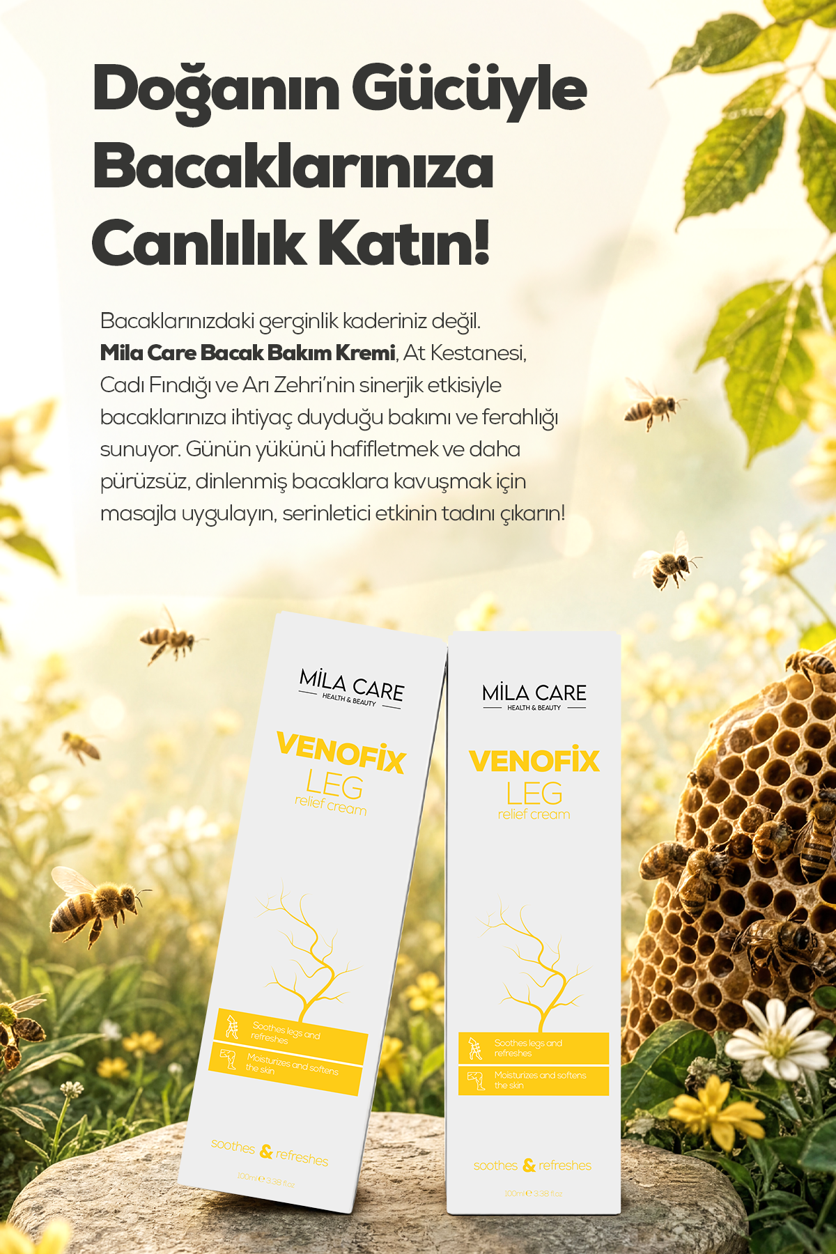Bee Venom Venofix Leg Relief Cream
