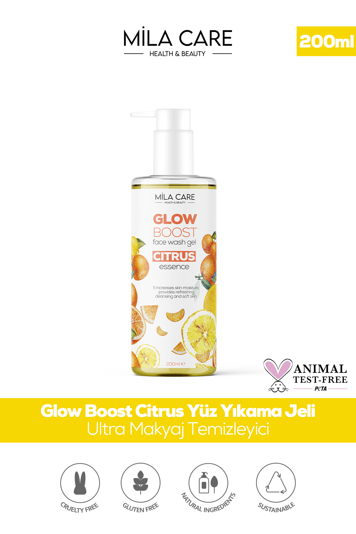 Glow Boost Citrus Yüz Yıkama Jeli