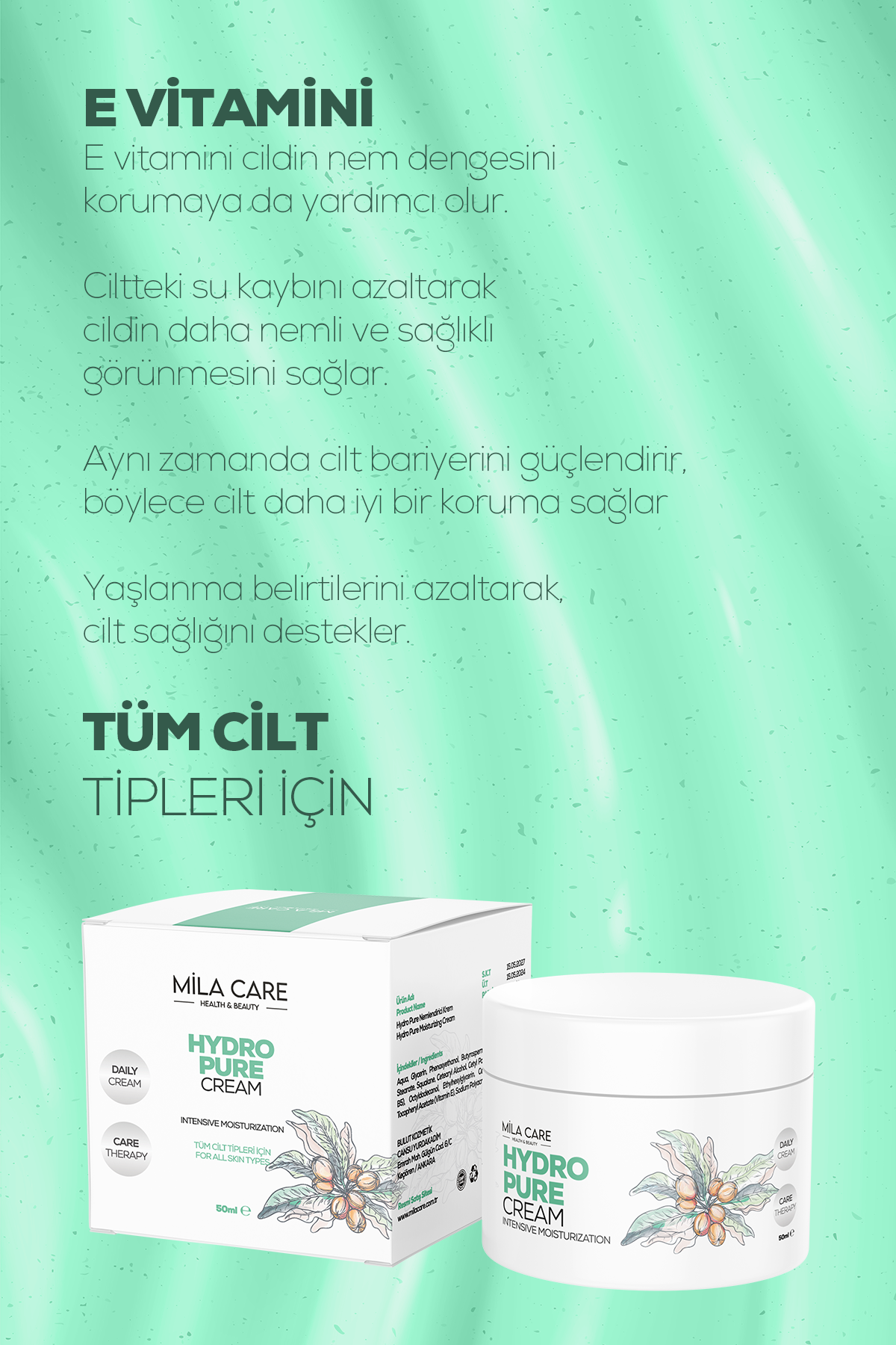 Hydro Pure Nemlendirici Krem