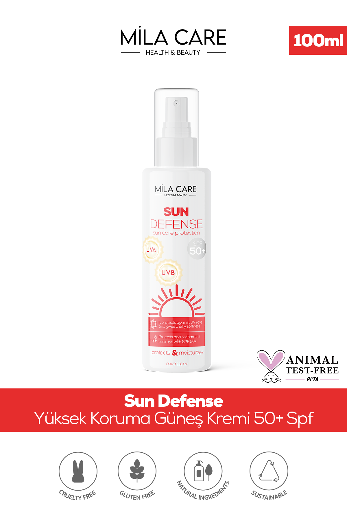 Sun Defense Güneş Kremi 50+ SPF