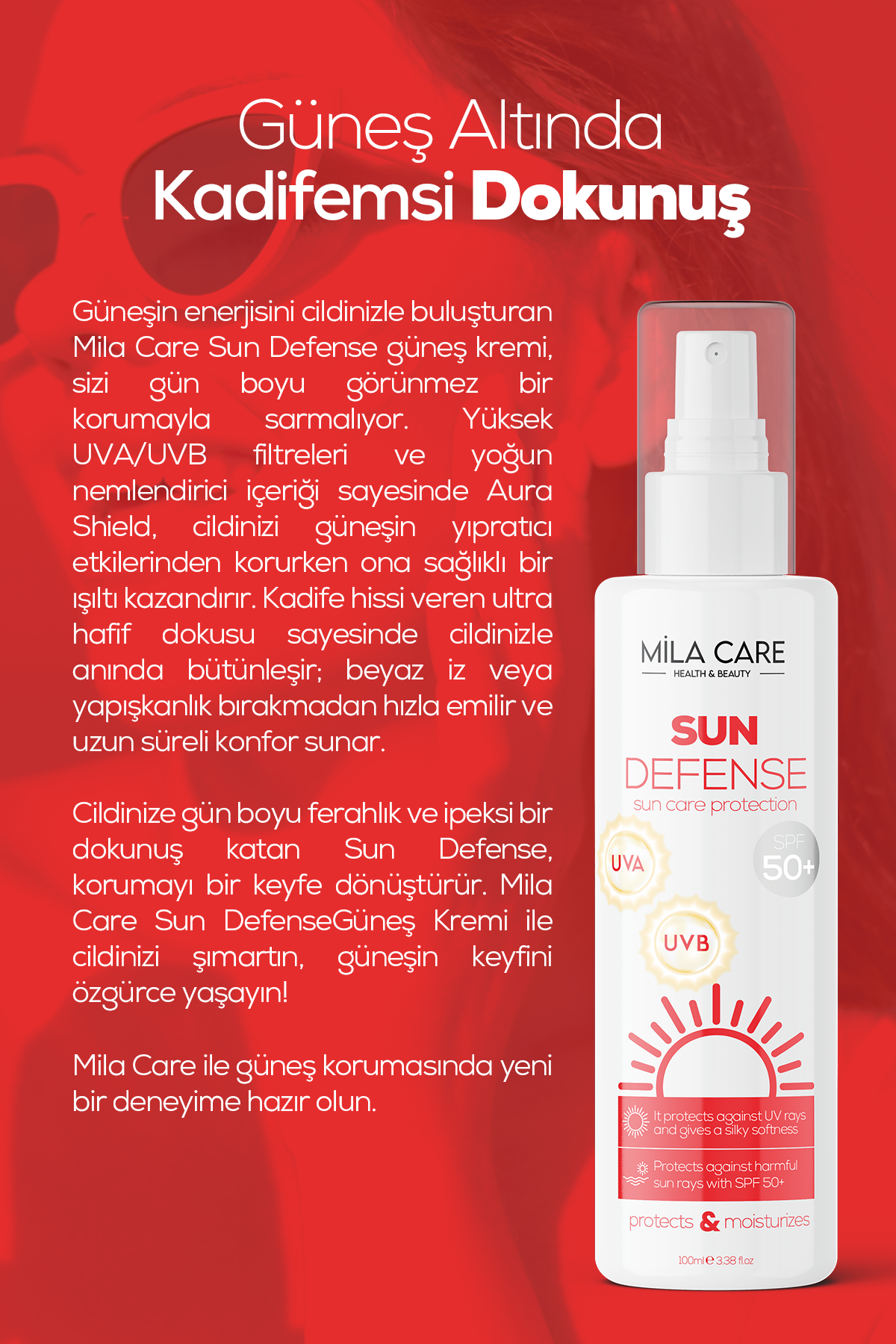 Sun Defense Güneş Kremi 50+ SPF