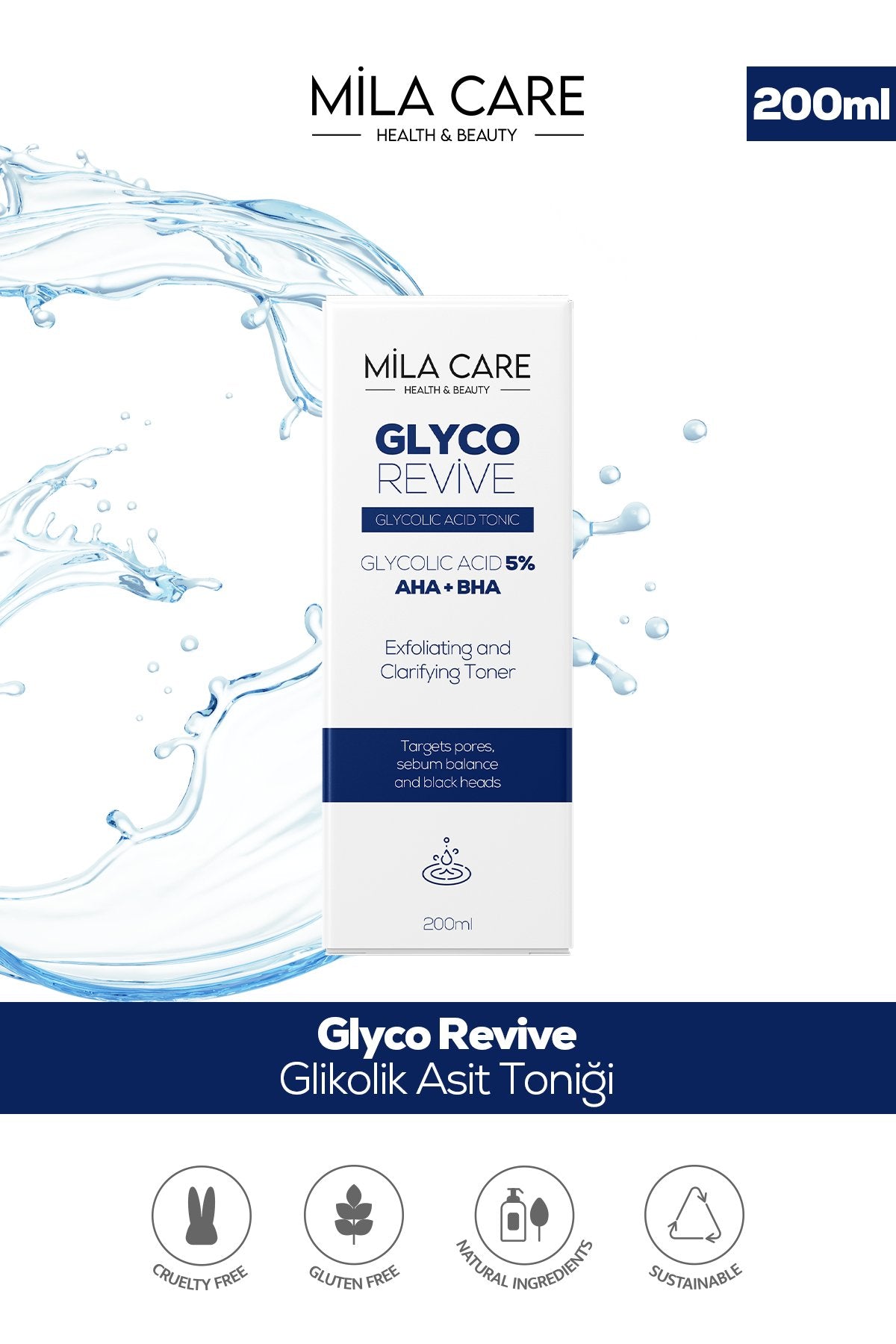 Glyco Revive Glikolik Asit Toniği - Mila Care