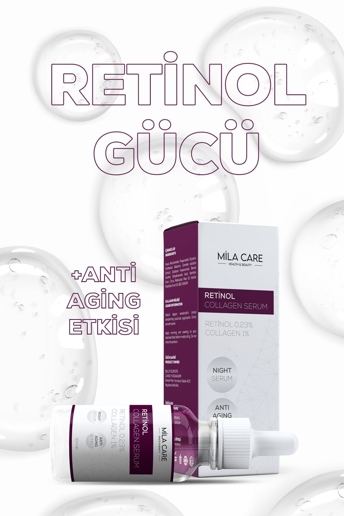 Retinol Collagen Serum - Mila Care